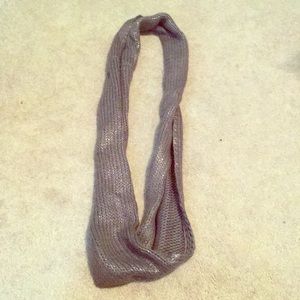 Silver circle scarf